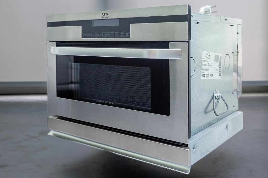 Microgolfoven combi AEG + lade inbouw, Elektronische apparatuur, Microgolfovens, Ophalen, Gebruikt, Grill, Inbouw