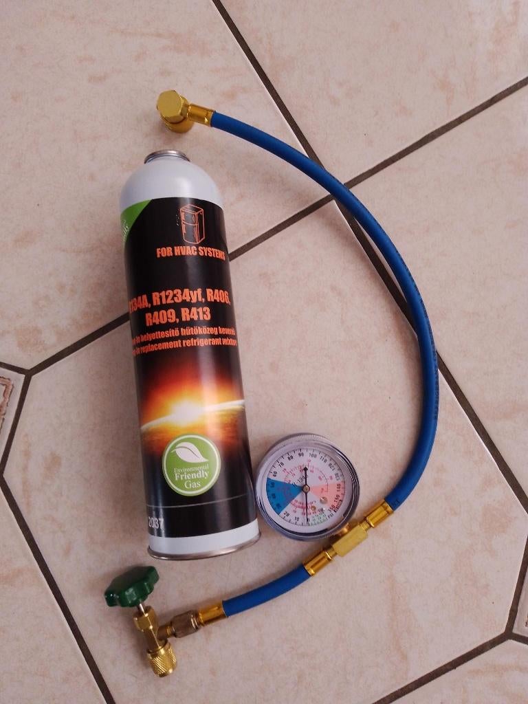 recharge AIRCO réfrigérant AUTO gaz R134A 1234yf r406 r409, Autos : Pièces & Accessoires, Climatisation & Chauffage, Enlèvement