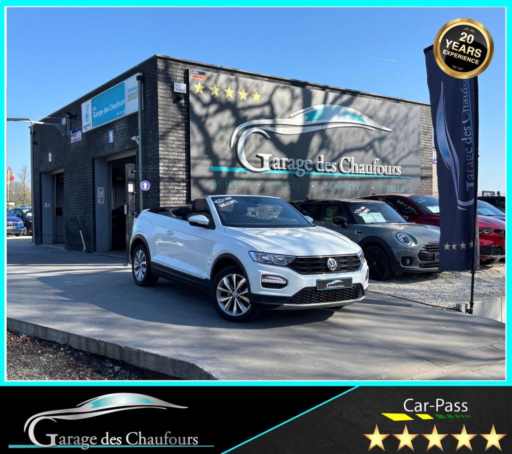Volkswagen T-Roc Cabrio 1.5 TSI-stijl -! Eerste rekwisiet!, Auto's, Voorwielaandrijving, 4 zetels, Stof, 1498 cc