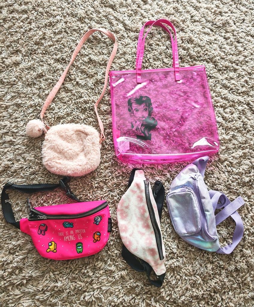 Lot meisjes tassen, Ophalen of Verzenden