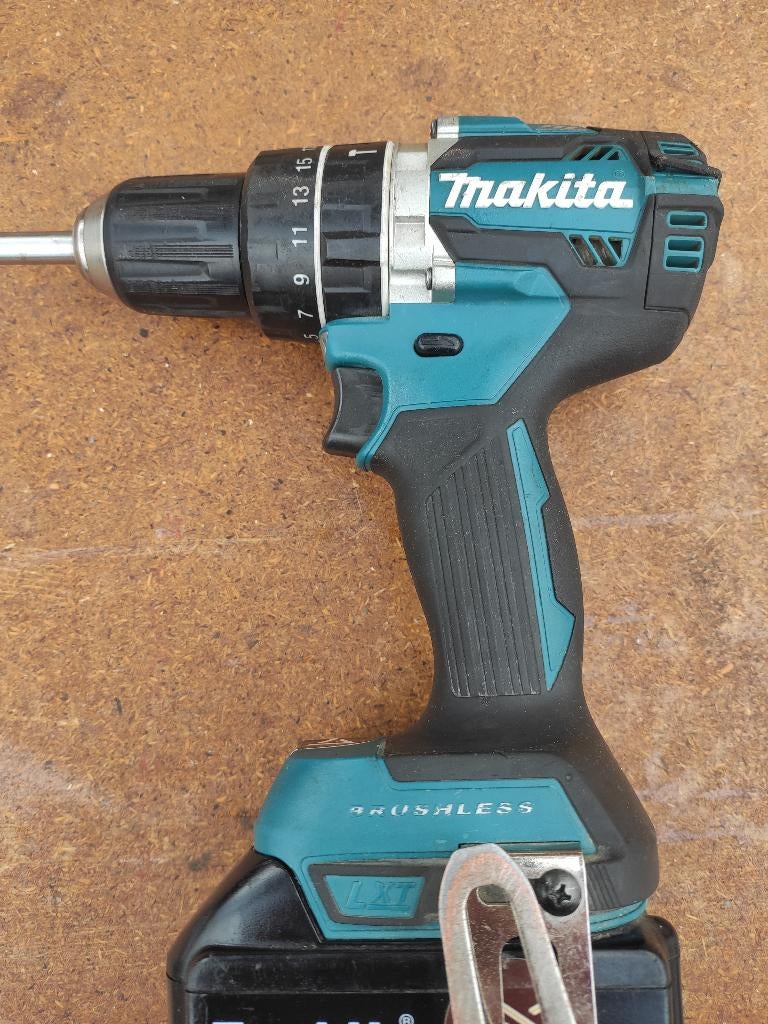 Makita DHP 484, Doe-het-zelf en Bouw, Gereedschap | Boormachines, Ophalen, Gebruikt, Boor- en Schroefmachine, Minder dan 400 watt