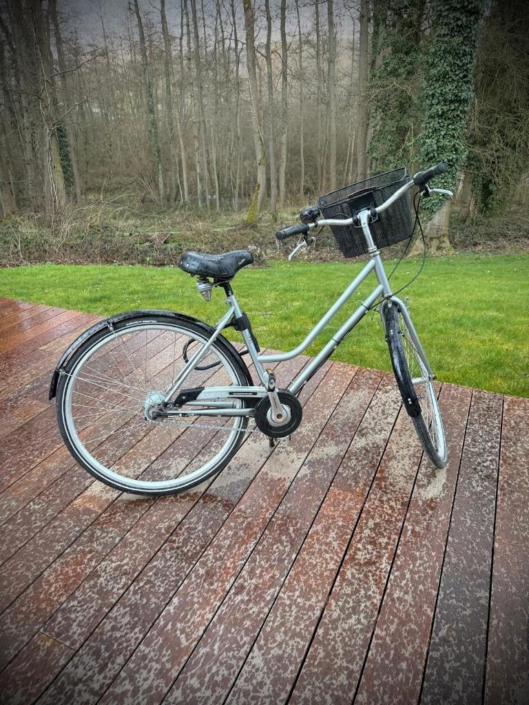 Vélo de ville avec Panier – Prêt à rouler + cadenas, Enlèvement, Utilisé, Autres marques