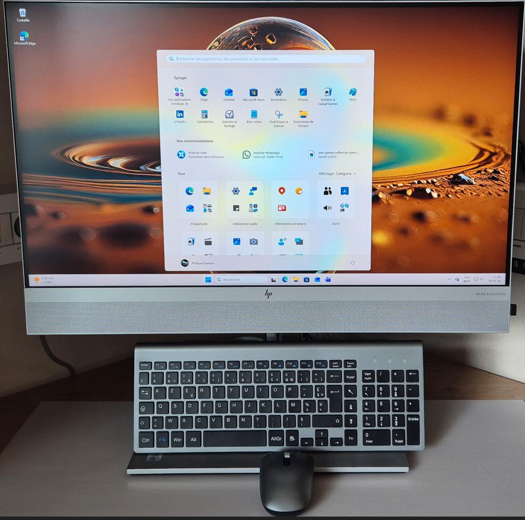 PC HP EliteOne 800 G6 27 pouces – all-in-one (Tout-en-un), Computers en Software, Desktop Pc's, Ophalen, 512 GB, Zo goed als nieuw