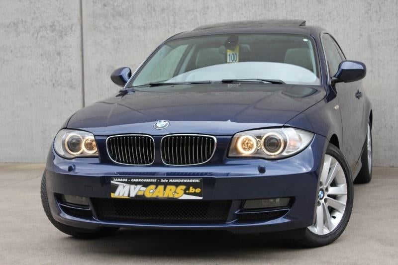 BMW 120iA/Xenon/Schuifdak/Multistuur/Cruise control, Auto's, BMW, Automaat, 1995 cc, Blauw, Leder