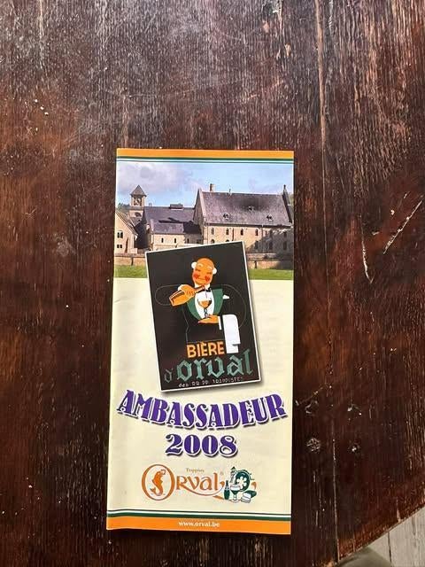 trappist Orval fplder ambassadeur 2008, Ophalen of Verzenden, Nieuw, Overige typen, Overige merken