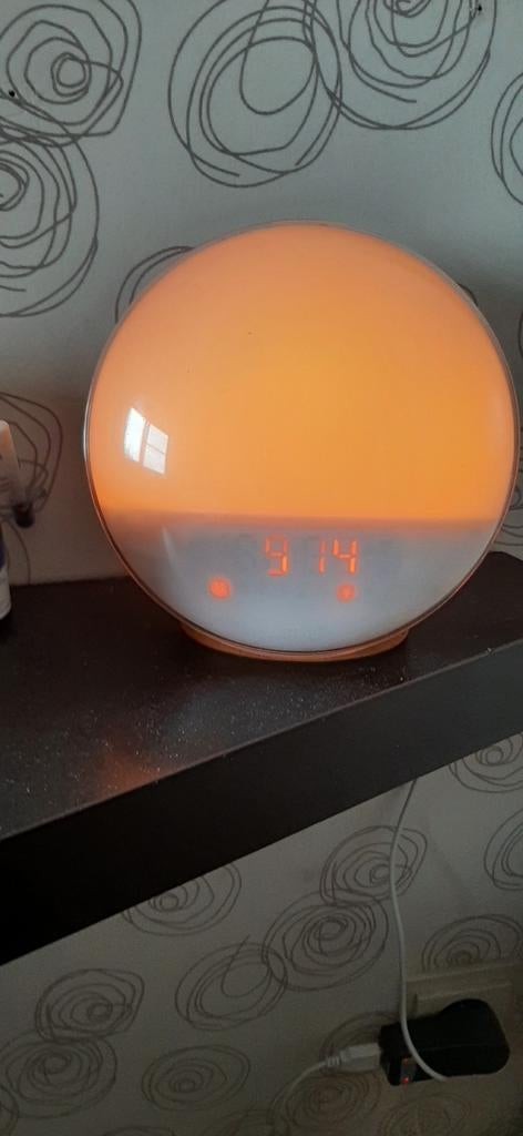 Wekker, radio, geluiden, licht., Electroménager, Réveils, Enlèvement