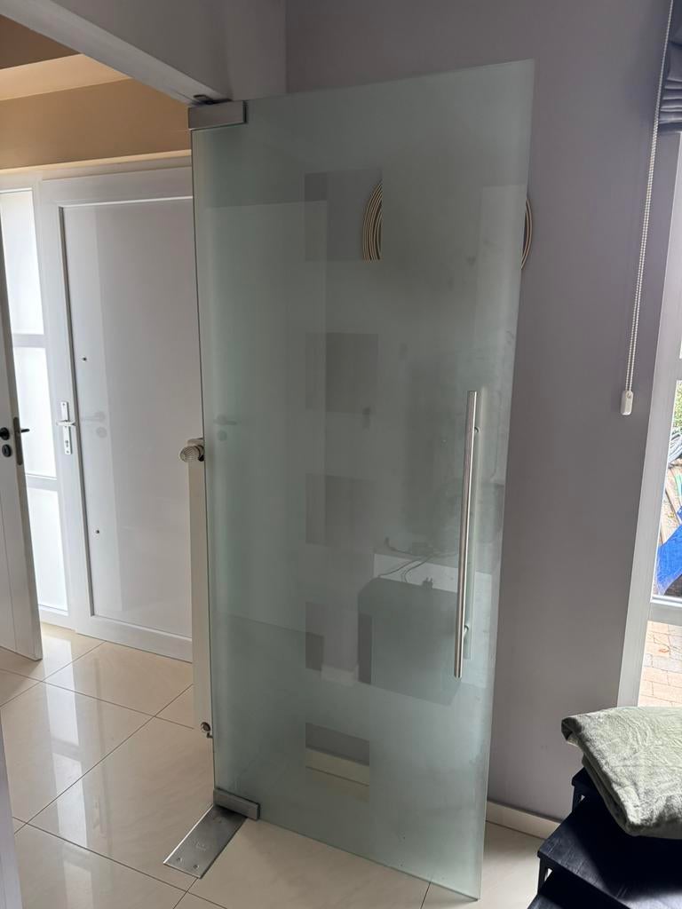 GRATIS glazen deur zelf te demonteren, Enlèvement, Utilisé