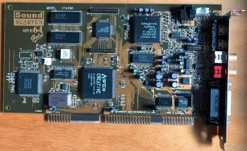 Creative Labs Sound Blaster AWE64 GOLD (CT4390) (ISA), Ophalen, Nieuw, Intern, Creative Labs