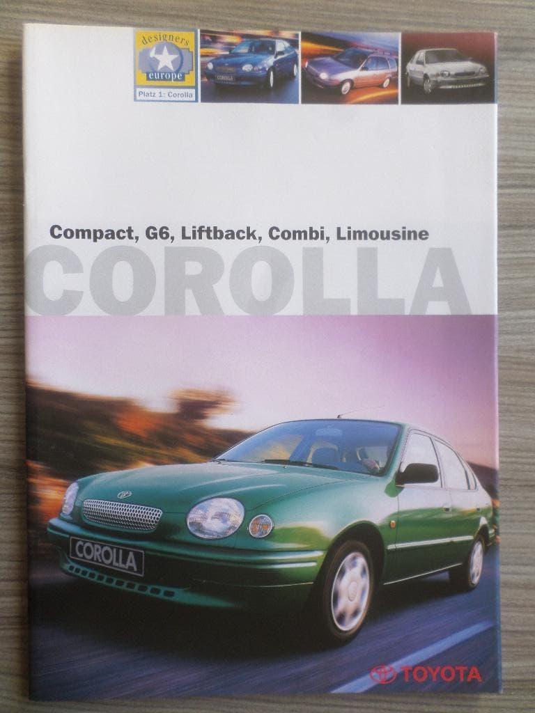 Toyota Corolla 3 4 5 deurs Wagon G6 Brochure - DUITS, Boeken, Auto's | Folders en Tijdschriften, Toyota, Ophalen of Verzenden