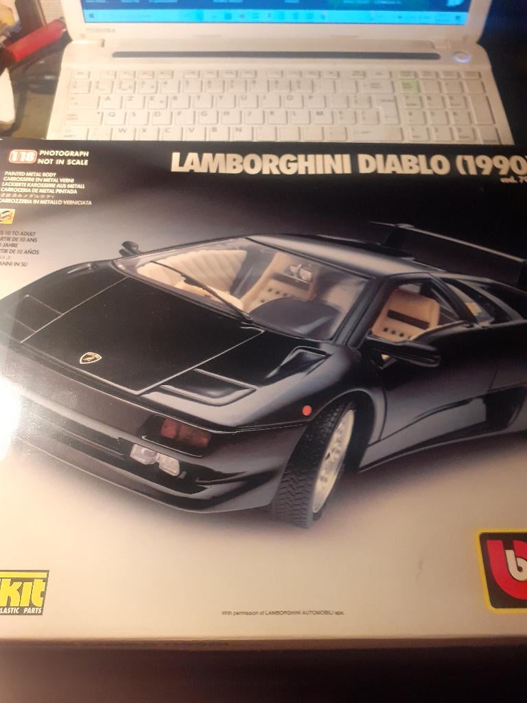 Kit Bburago Lamborghini Diablo, Hobby & Loisirs créatifs, Voitures miniatures | 1:18, Neuf, Voiture, Burago, Envoi