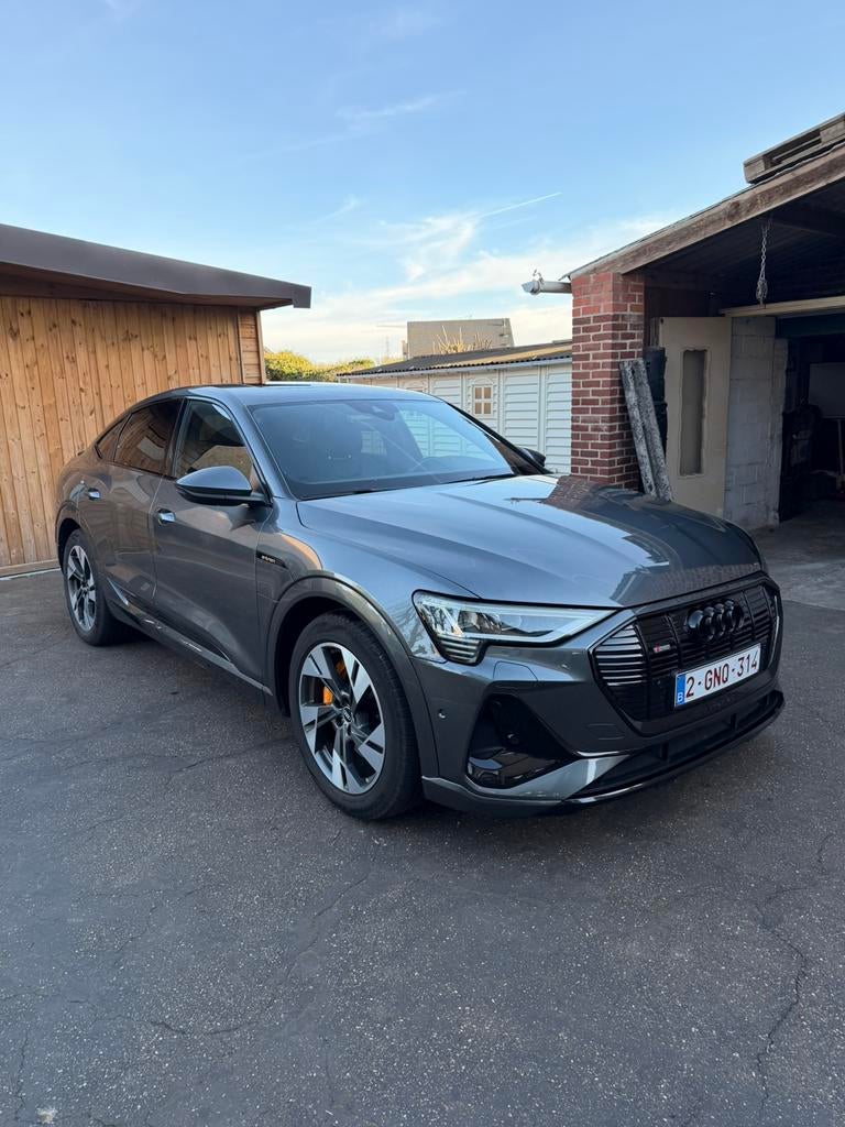 Audi etron 50 sportback sline, Auto's, Audi, Automaat, 4 deurs, 230 kW, Zwart