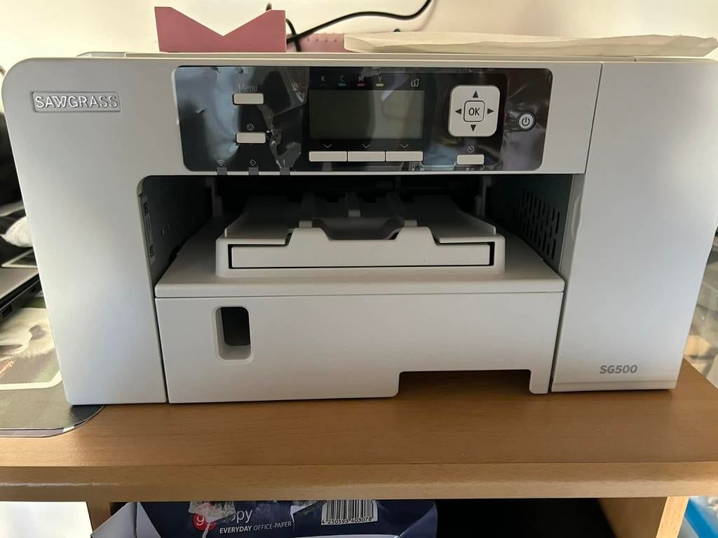 Sublimatie printer, Ophalen, Printer