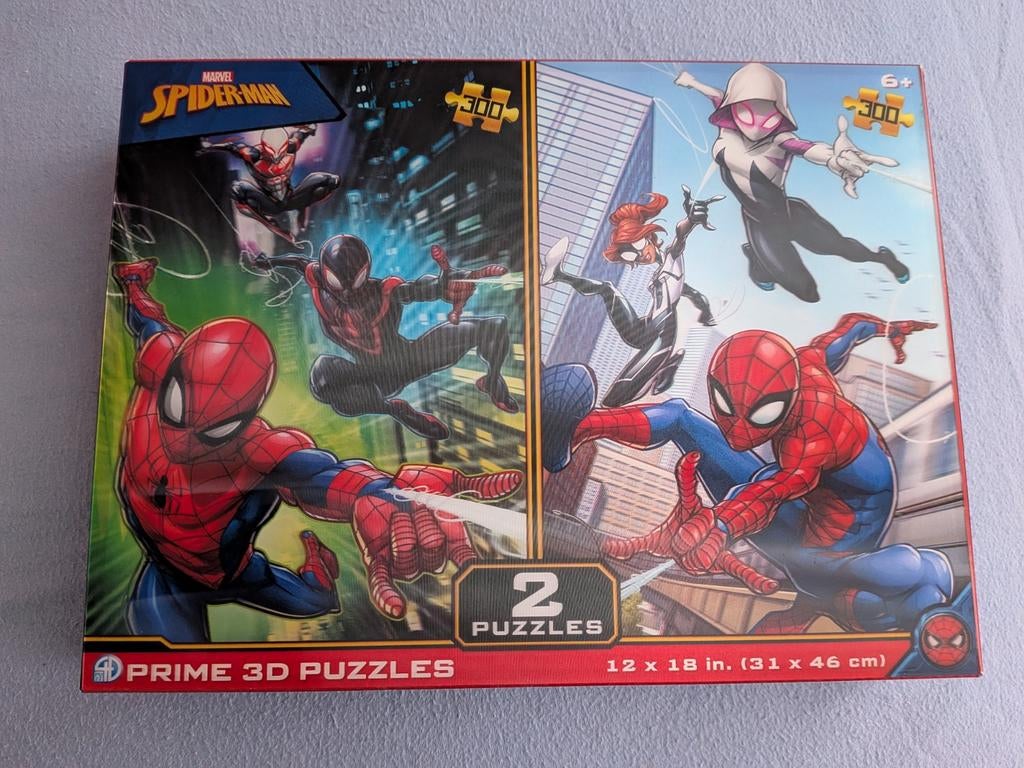 Puzzles 3D Spiderman, Enlèvement, Plus de 50 pièces, Neuf, 6 ans ou plus