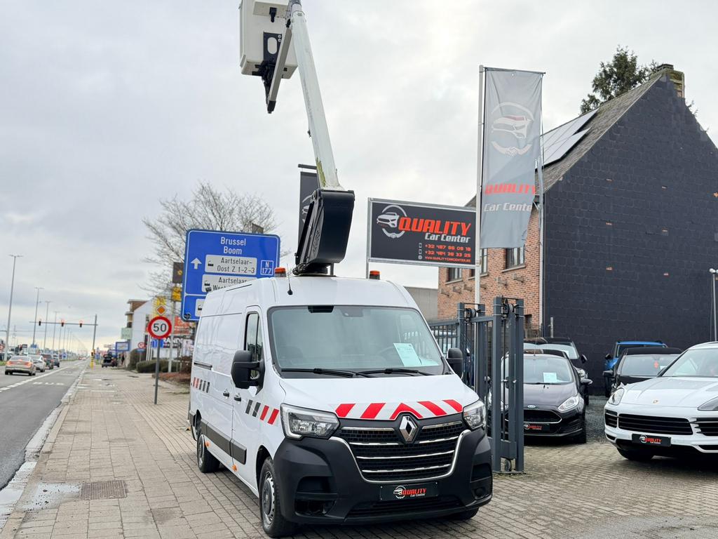 Renault Master Hoogtewerker 12,5m 2020 109dkm 2.3dci 3zitpl, Voorwielaandrijving, Stof, Euro 6, 4 cilinders