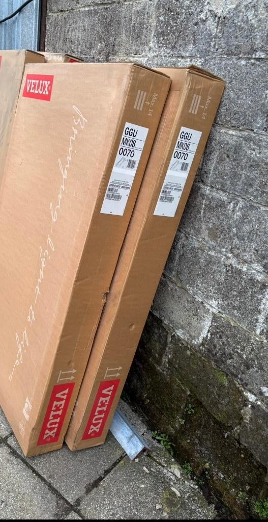 Velux dakraam, Doe-het-zelf en Bouw, Ophalen, Minder dan 80 cm, 120 tot 160 cm, Nieuw