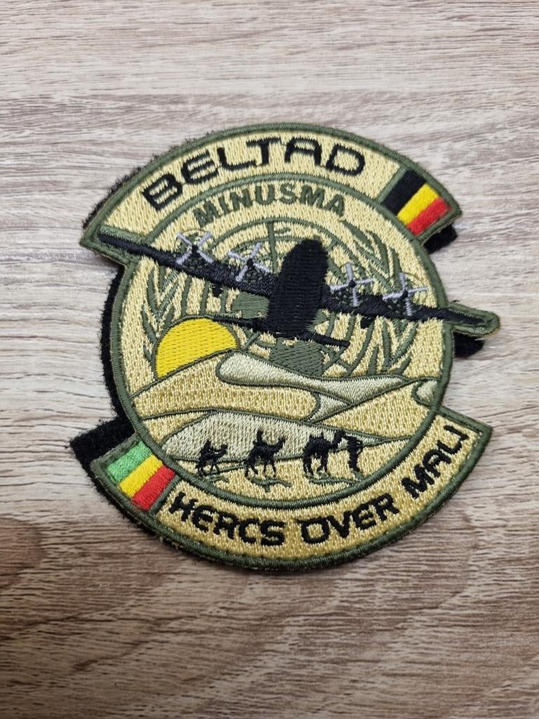 ABL Patch Velcro BELTAD - Minusma - Hercs Over Mali, Collections, Objets militaires | Général, Enlèvement ou Envoi, Armée de l'air