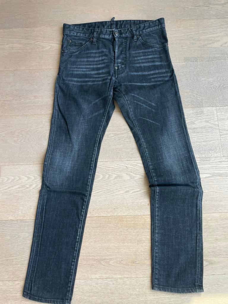 Dsquared2 zwarte jeans, maat 46, Kleding | Heren, Ophalen of Verzenden, Zo goed als nieuw, Zwart, Overige jeansmaten