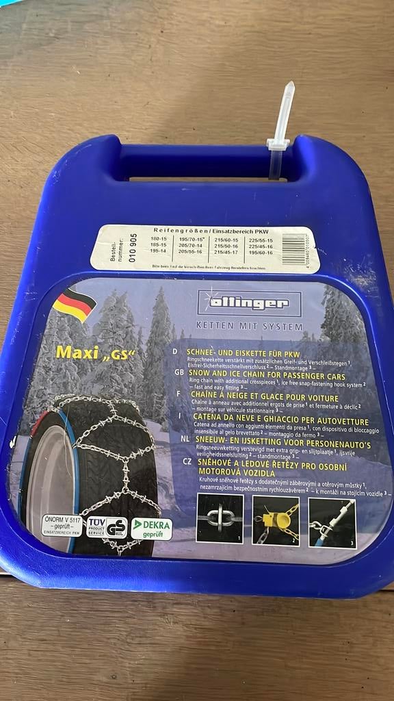 Sneeuwkettingen, Ophalen, Zo goed als nieuw