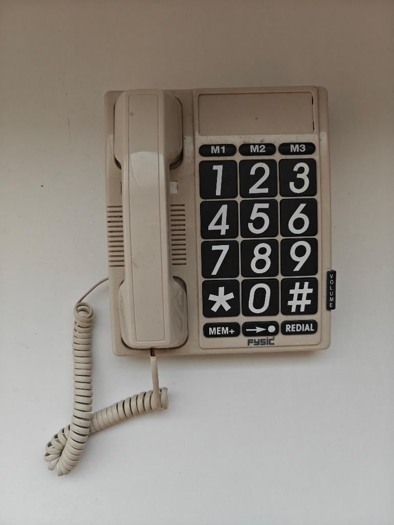 Senioren telefoon met grote toetsen, Telecommunicatie, Vaste telefoons | Niet Draadloos, Ophalen of Verzenden, Gebruikt