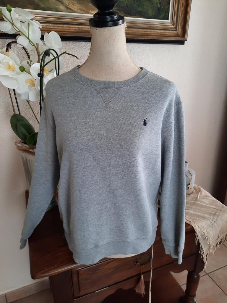 Pull Ralph Lauren taille XL taille enfant unisexe/, Gris, Comme neuf, Enlèvement, Taille 56/58 (XL)