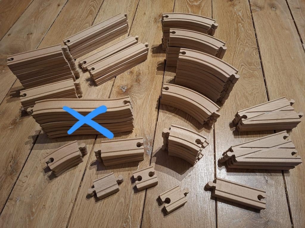 Brio 96 delige rails, Ophalen of Verzenden