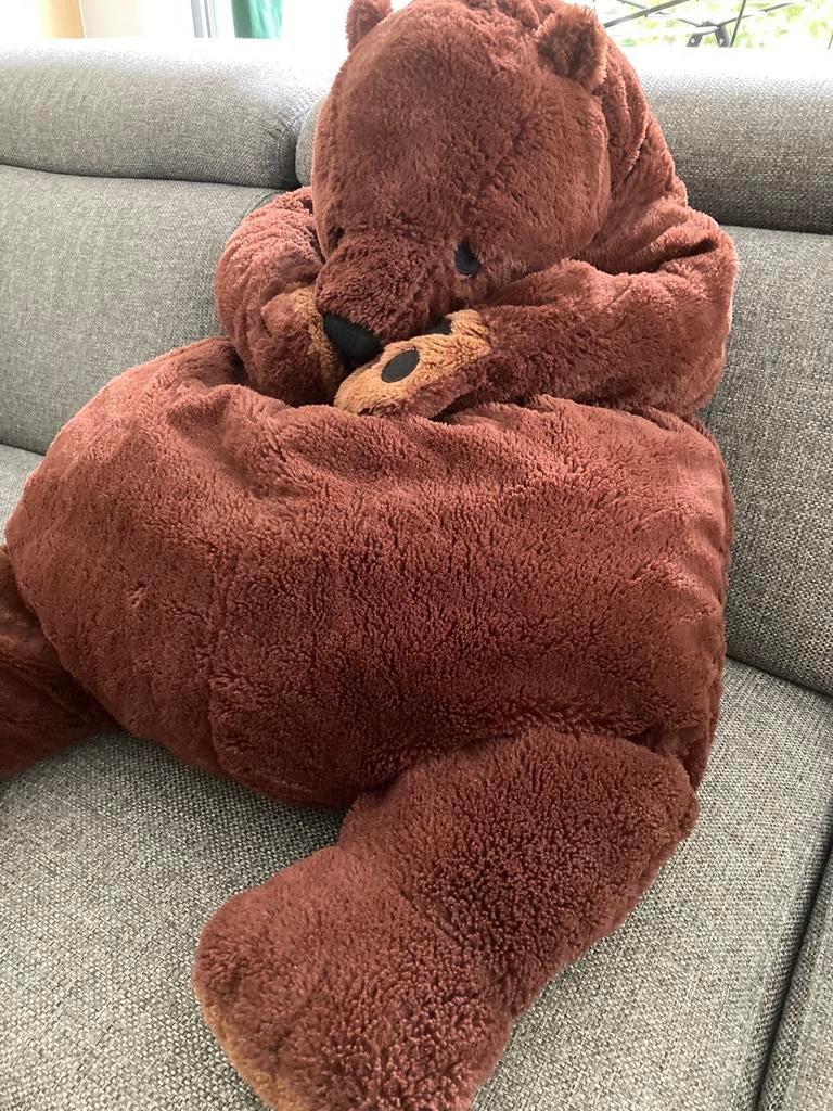 Pluchen zachte bruine beer, Ikea, DJUNGELSKOG, Enlèvement ou Envoi, Comme neuf, Ours