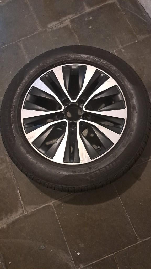 4 jantes Mercedes en excellent état + pneus été 16 W177, Pneus et Jantes, 16 pouces, Véhicule de tourisme, Pneus été