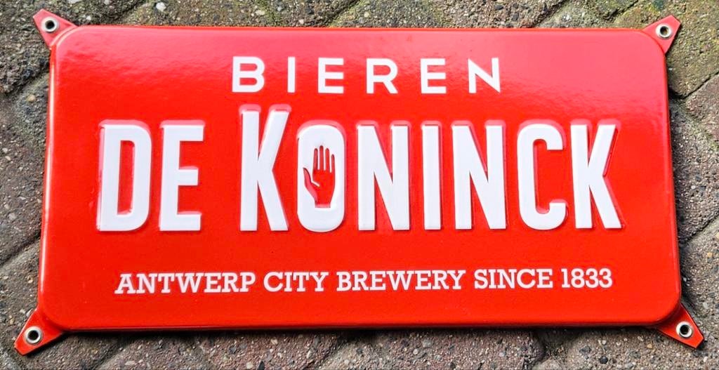 De Koninck emailbord NIEUW
De afbeelding toont e, Verzamelen, Ophalen of Verzenden, De Koninck