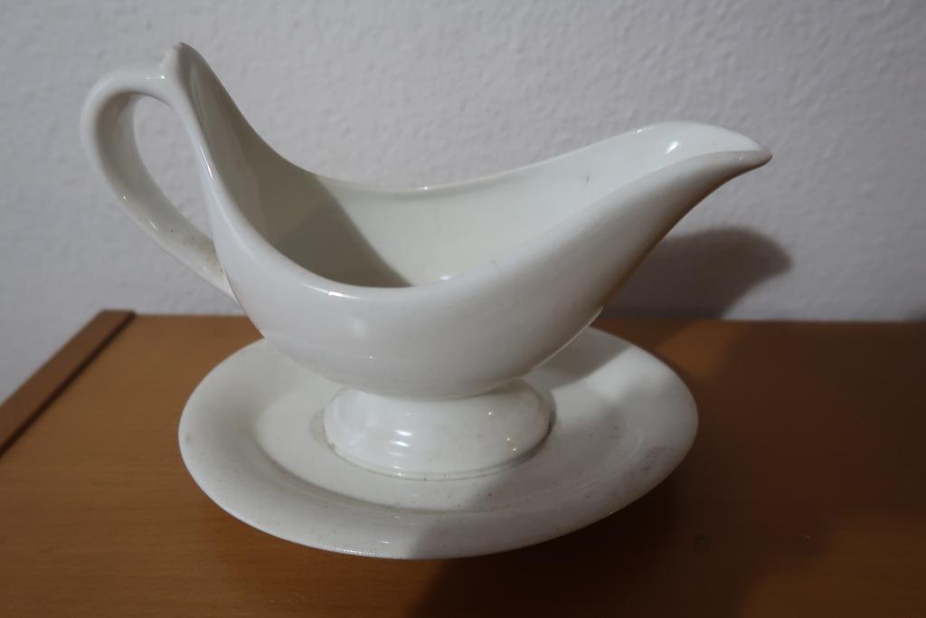 grand bol à sauce en porcelaine blanche, Enlèvement