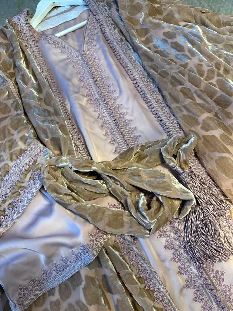 Marokkaanse Kaftan met Kimono – Nieuw, Kleding | Dames, Jurken, Nieuw, Maat 42/44 (L), Onder de knie, Ophalen of Verzenden