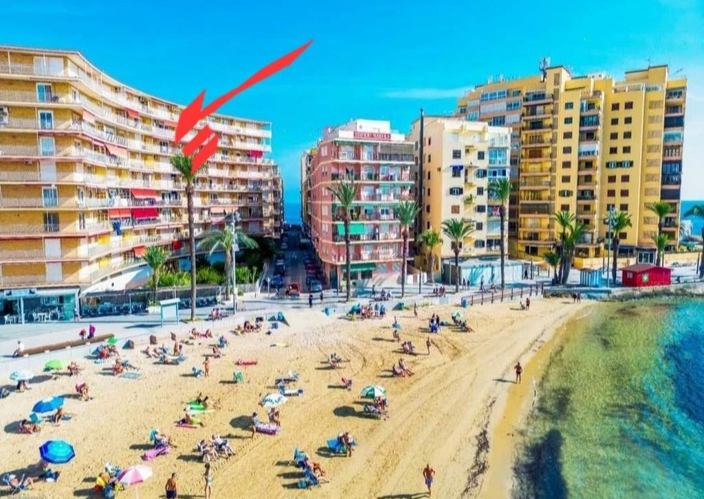 TORREVIEJA eerste lijn frontaal zeezicht playa 3kamer, Vakantie