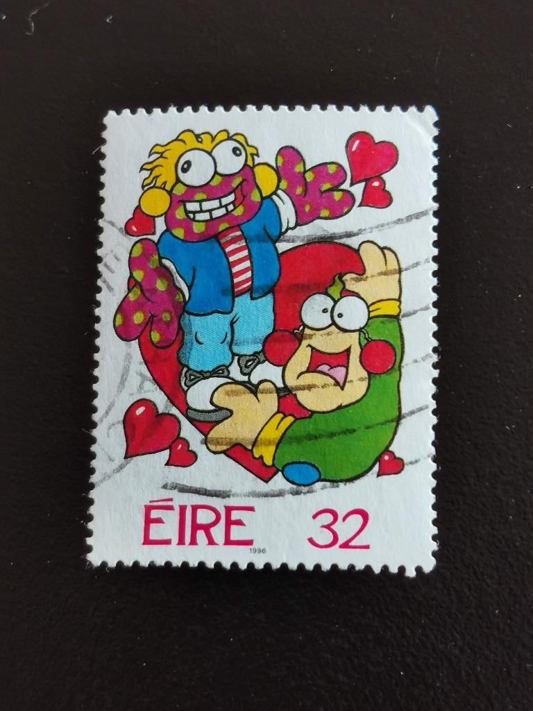 Irlande 1996 - personnages de dessins animés Zig et Zag, Enlèvement ou Envoi, Irlande, Affranchi