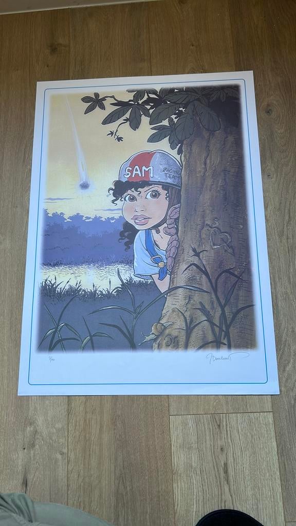 Bosschaert prent Sam genummerd en gesigneerd, Enlèvement ou Envoi, Neuf