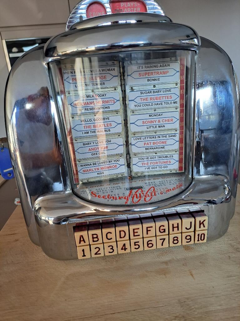 Wallbox Seeburg 3W1, Verzamelen, Automaten | Jukeboxen, Gebruikt, Seeburg, 1950 tot 1960, Ophalen
