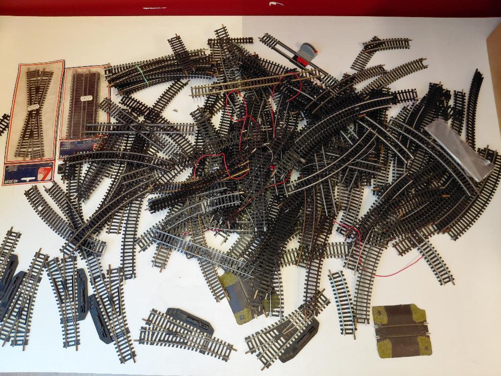 lot Lima rails en hand-wissels, Hobby en Vrije tijd, Gebruikt, Gelijkstroom, Rails, Ophalen of Verzenden