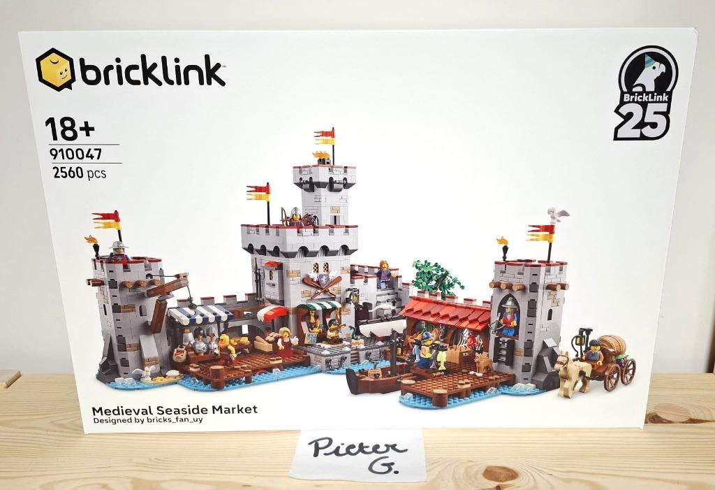 910047 - Lego Bricklink Middeleeuwse markt aan zee - Nieuw, Ophalen of Verzenden, Nieuw, Complete set, Lego