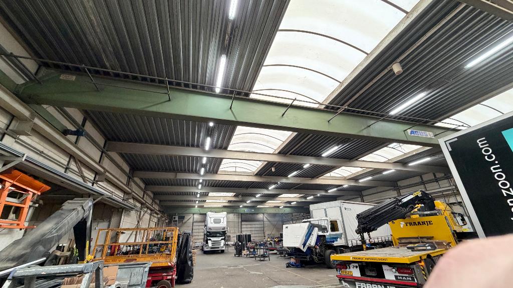 Rolbrug 23.630 mm / 4 ton / Abus / 6 m hijshoogte, Bricolage & Construction, Treuils et Palans, Utilisé, Électrique, Enlèvement ou Envoi