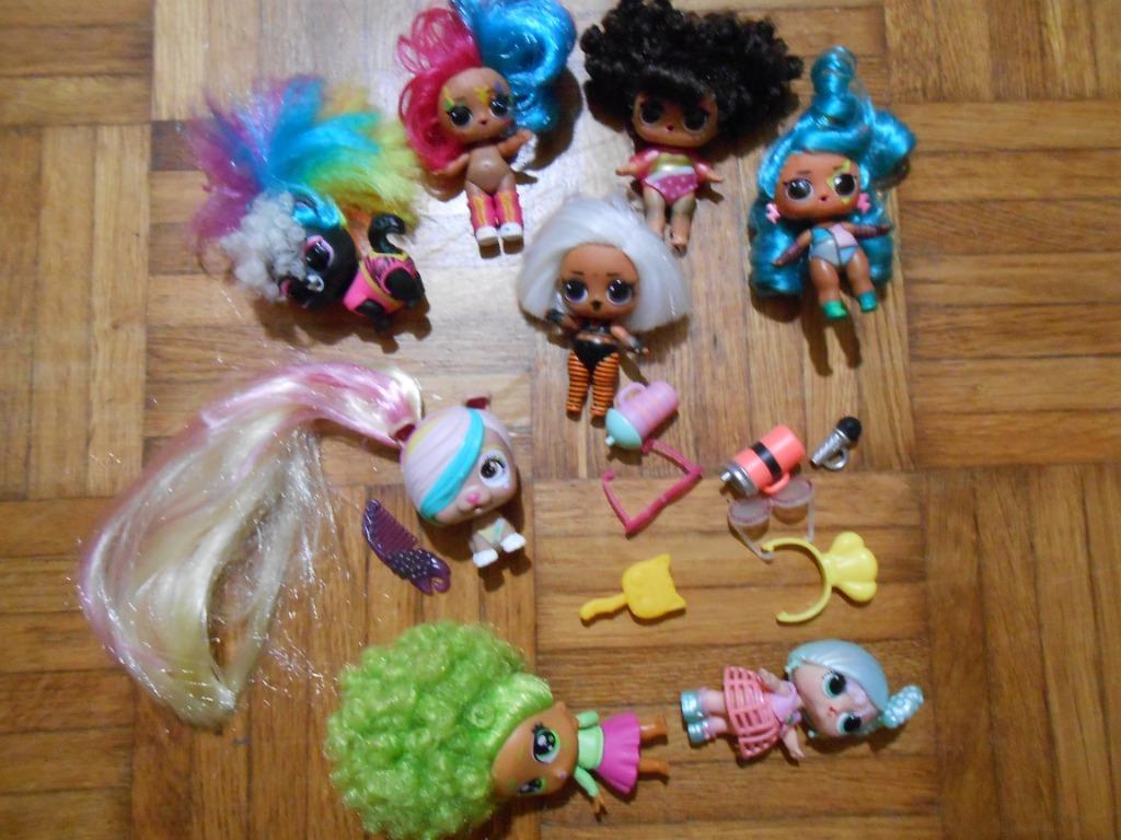 LOL poupées MGA , animal MG et sans marques avec cheveux LOT, Enlèvement, Comme neuf
