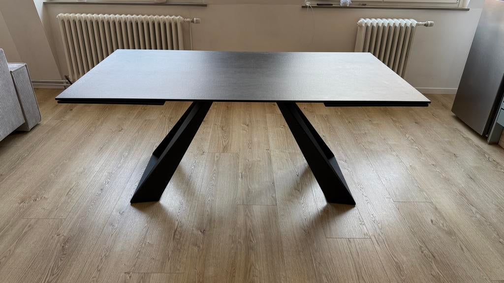 Table de salle à manger Ascension avec plateau en céramique, Enlèvement, Comme neuf, Métal