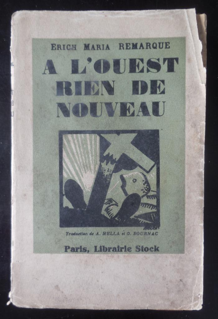 A l'ouest rien de nouveau - E.M. Remarque - 1929, Enlèvement ou Envoi, Utilisé