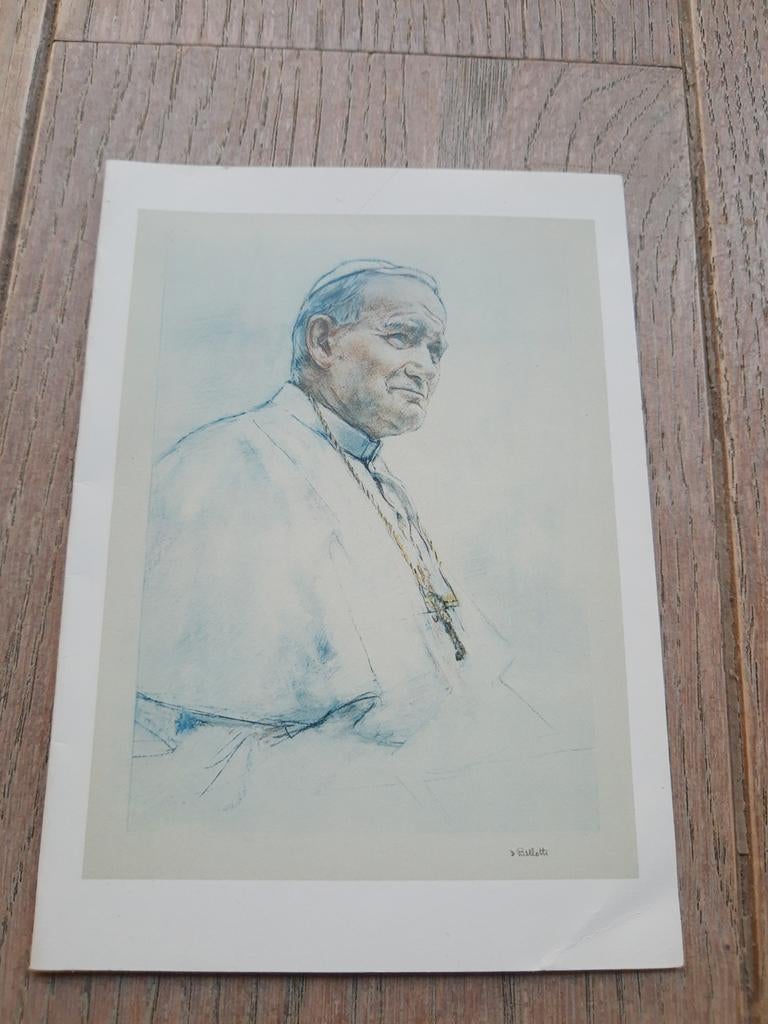 Bp Paus Johannes Paulus II van 1978-2005, Wadovice 1920, Verzamelen, Bidprentjes en Rouwkaarten, Ophalen of Verzenden