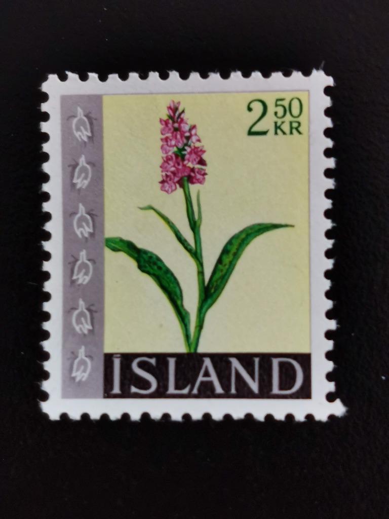 Ijsland 1968 - bloemen - wilde orchidee **, Ophalen of Verzenden, IJsland, Postfris