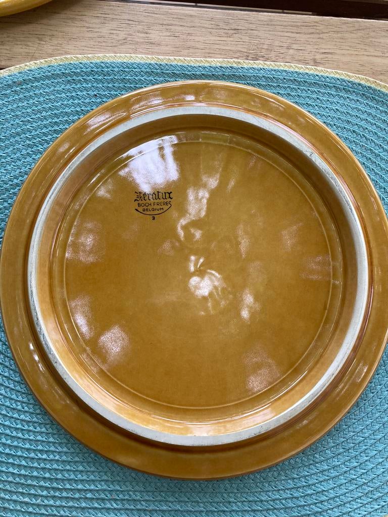 Plateau a fromage dit paille keralux boch frères Belgium, Antiquités & Art, Enlèvement