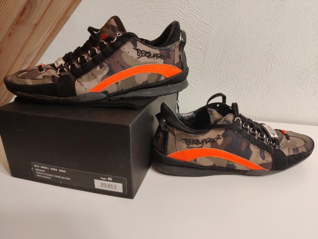 Dsquared2 camo sneakers., Kleding | Heren, Schoenen, Overige kleuren, Dsquared2, Ophalen of Verzenden, Sneakers