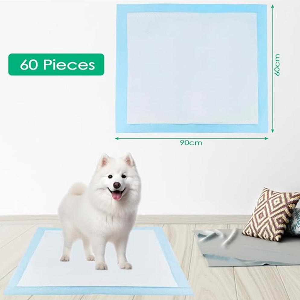 Wegwerppads voor honden - 60 cm x 90 cm - Pak (ken) van 60, Dieren en Toebehoren, Honden-accessoires, Ophalen, Nieuw