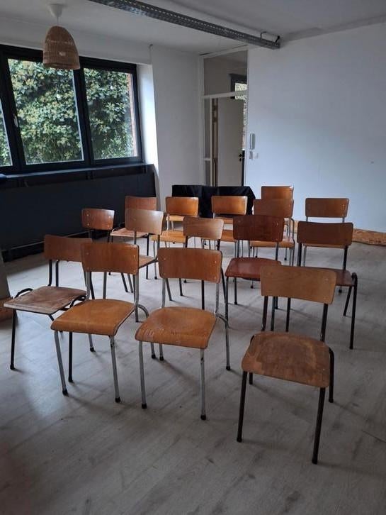 Stoelen 40 stuks, Ophalen, Gebruikt, Hout