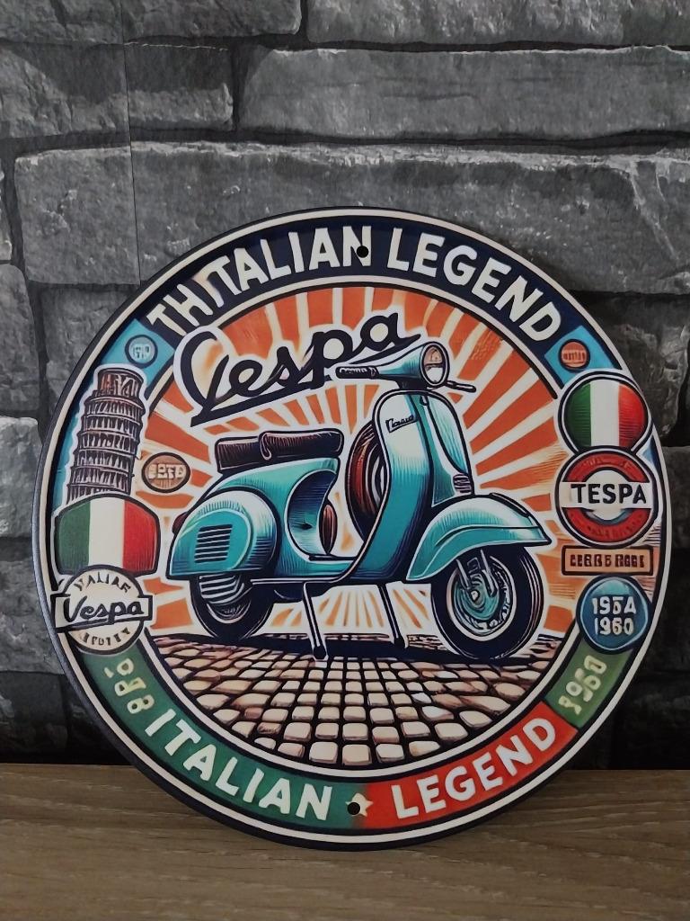 plaque métal de décoration VESPA, Enlèvement ou Envoi, Neuf