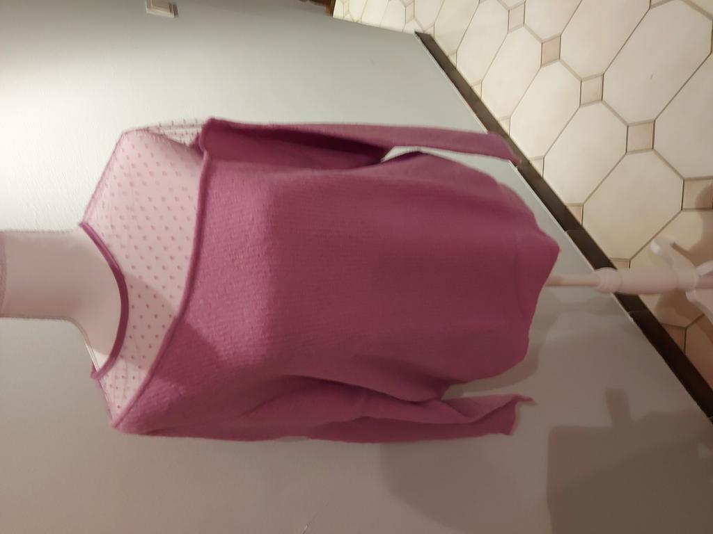 Mooie paarse trui met kant TU, Kleding | Dames, Ophalen of Verzenden, Nieuw