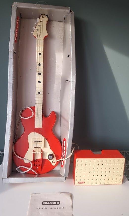 Vintage speelgoedgitaar, Ophalen of Verzenden