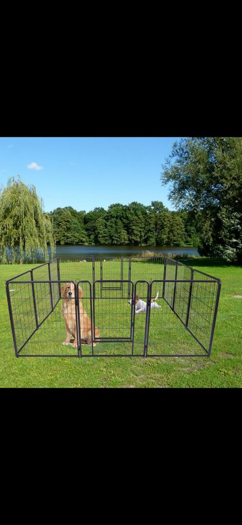 Enclos 12 pièce neuf, Animaux & Accessoires, Maisons pour chiens, Enlèvement ou Envoi, Comme neuf, 110 cm ou plus, 65 à 100 cm